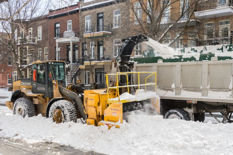 Sidewalk Snow Clearing Service detail